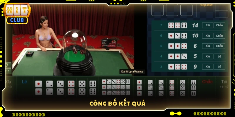 Thông báo kết quả trò chơi